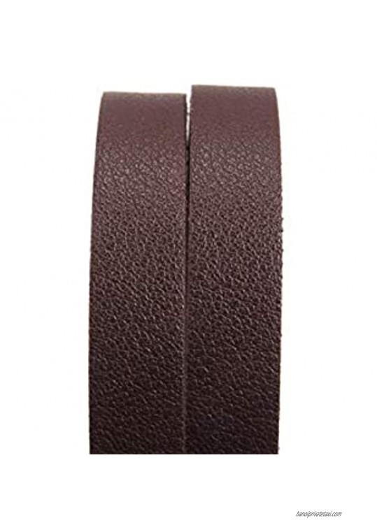 19.5 byhands PU Leather Tote Bag Handles/Purse Handles Brown (PU40-5002)