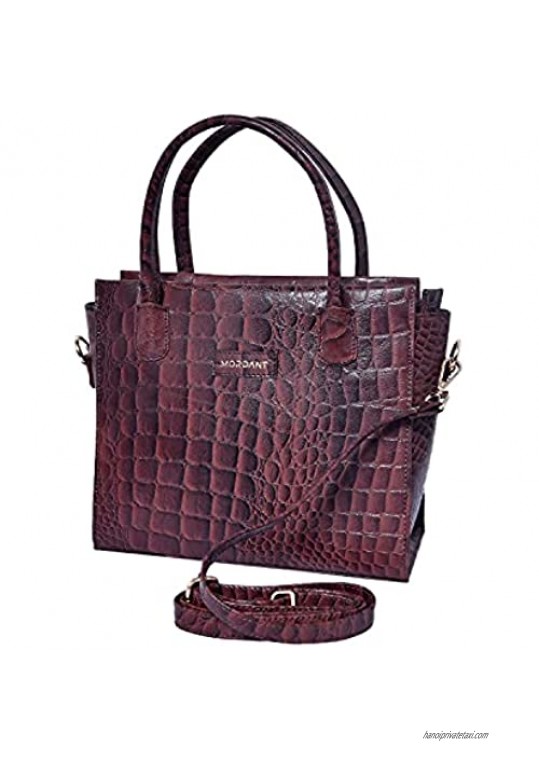 Genuine Leather Handbags for Women Ladies Top-handle Bags Shoulder Bags Purses & Crossbody bag with Detachable Strap
