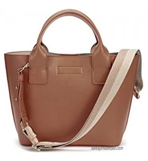 Intrinsic Women Top Handle Bag with Removable Drawstring Cotton Pocket Inside and Canvas Strap