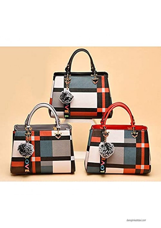 LaGia Ladies Multi-Color PU Leather Handbag - Trendy Handbag - Stylish or every day use Handbag (Gray).