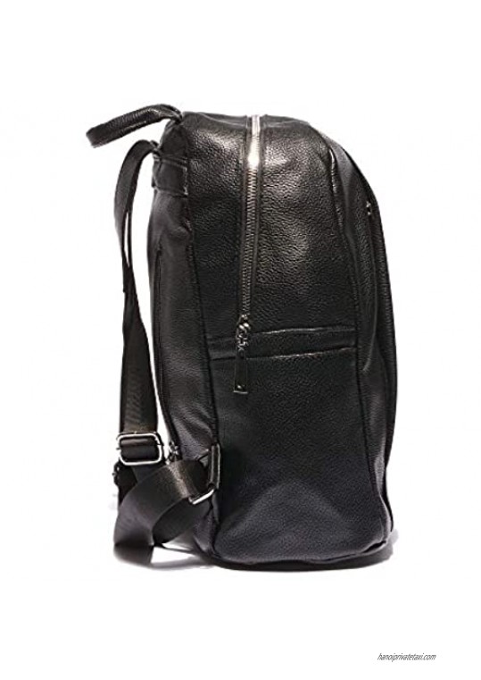 VITACCI Womens Backpack Purse Leather Shoulder Bag Fashion Lightweight Daypacks Black