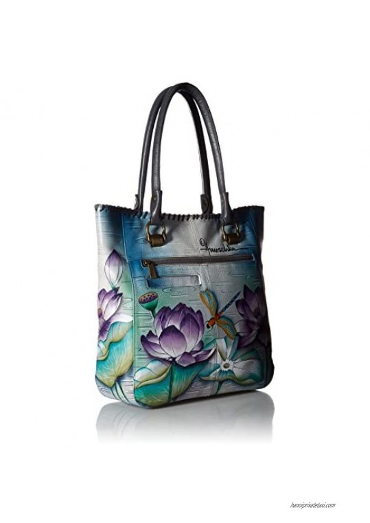 Anuschka Women’s Genuine Leather Large Tote - Hand Painted Exterior