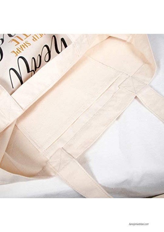 Caraknots Women Best Bridesmaid Bag Wedding Bridal Shower Gifts Canvas Tote Bag Cotton