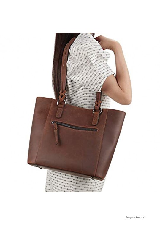 Concealed Carry Maddie Leather Tote by Lady Conceal