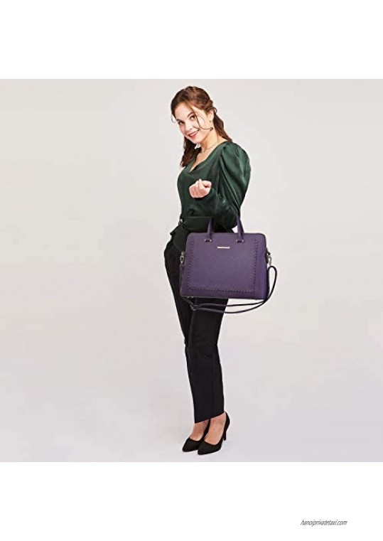 Dasein Women Large Purse Satchel Handbag Top Handle Work Bag Tote Purse Shoulder Bag for Ladies
