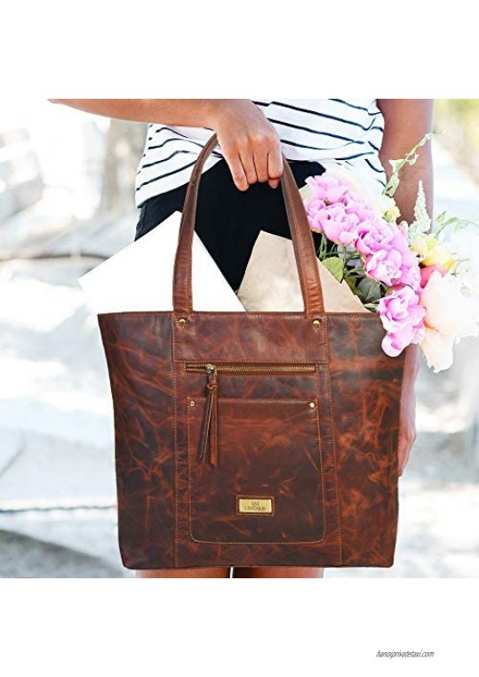 Genuine Leather Crossbody Handbag for Women - Shoulder bag for Womens Handmade by LEVOGUE