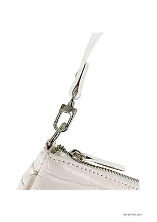 Hidora Elegant Classic Shoulder Tote Handbag with Zipper Closure for Women