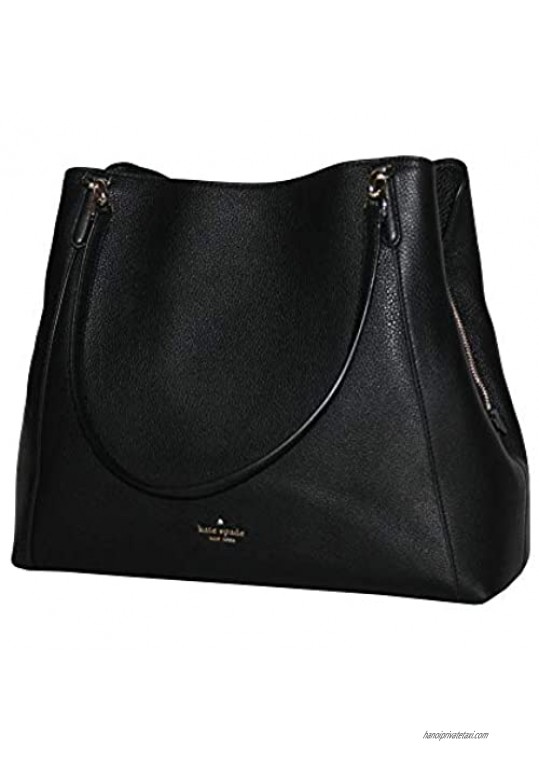 Kate Spade IRG Triple Compartment Shoulder Tote Leather Large Handbag