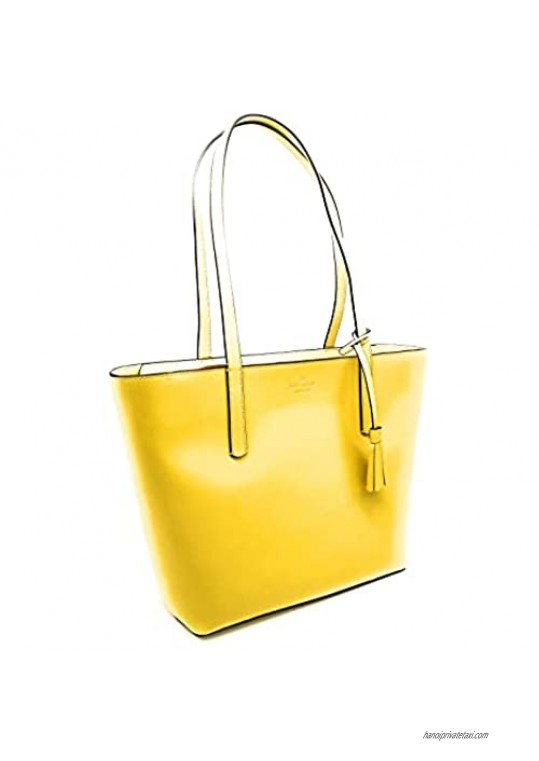 Kate Spade New York Emilia Large Tote Purse Handbag (Chartreuse Yellow)