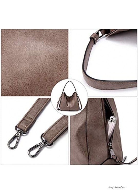 Realer Hobo Bags for Women Faux Leather Purses and Handbags Large Hobo Purse with Tassel
