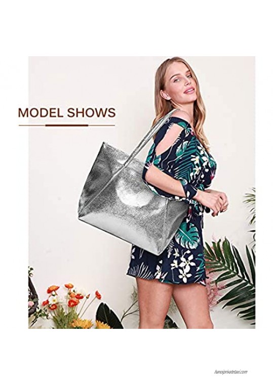 Women's Tote Handbags OURBAG Large Fashion Designer Elegant Shoulder Bag Purses for Ladies