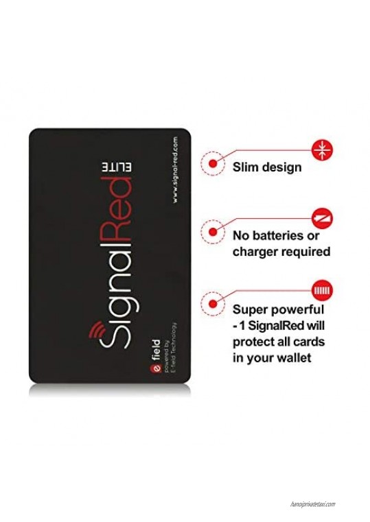Credit Card Protector - 1 RFID Blocking Card Does All to Block RFID/NFC Signals form Credit Cards and Passports; Fit in Wallet and Purse