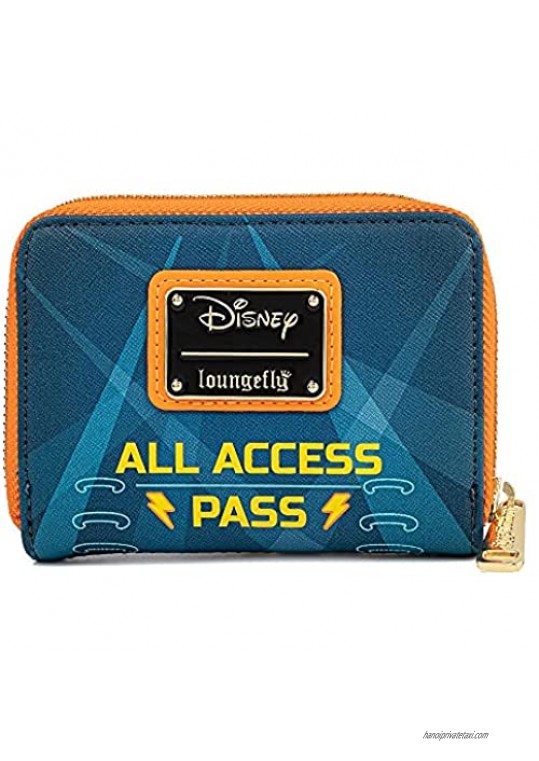 Loungefly Disney Goofy Movie Powerline All Access Pass Faux Leather Zip Around Wallet Cute Wallets Fashion Accessories