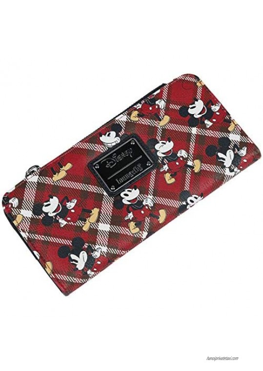 Loungefly x Mickey Mouse Plaid Wallet