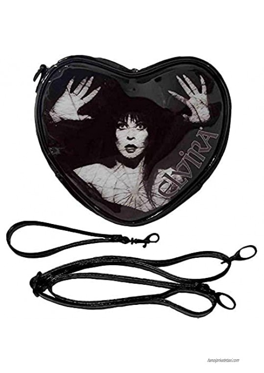 Elvira Lace Mini Heart Purse Wristlet Kreepsville 666 Horror Host Fashion Bag