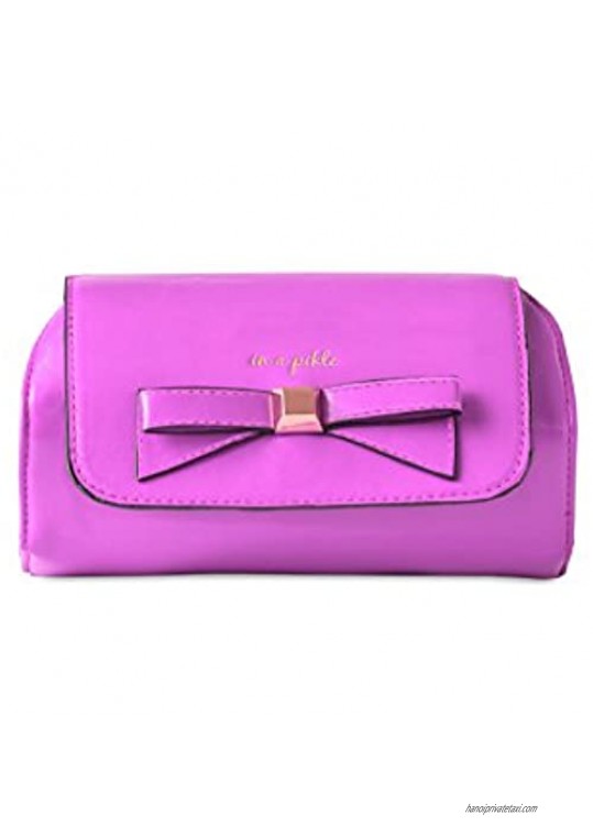 In A Pikle Relish in Orchid With Interior Pouches And Coordinating Wristlet