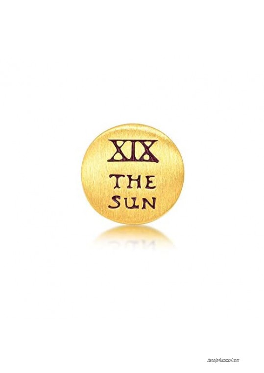 Chow Sang Sang 999 24K Solid Gold Tarot Magic The Sun 'Fate & Myth' Charm Bracelet for Women 91521C