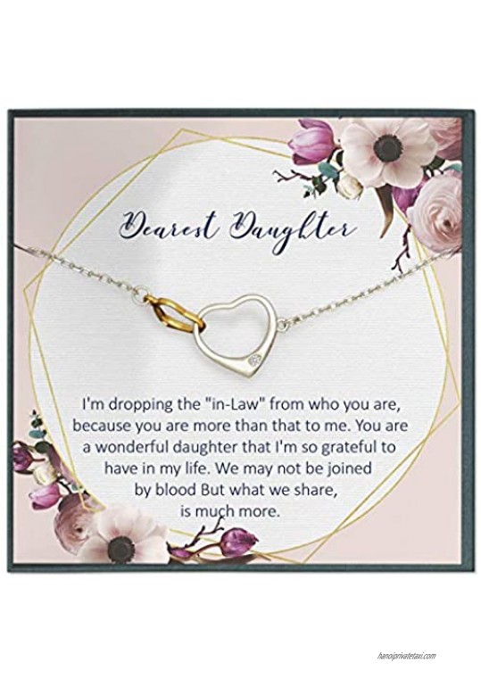 Gift for Daughter in Law  Bracelet Daughter in Law Quotes Jewelry Gifts Wedding from Future Mom in Law