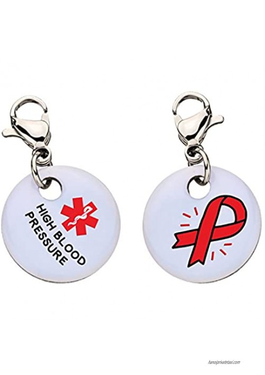 High Blood Pressure Snap-On Bracelet Charm-Parent (Stainless Steel) 85