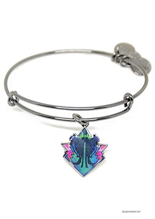 Alex and ANI Disney Parks Maleficent Dark Power Bangle - Charm Bracelet Jewelry Gift (Gun Metal Finish)