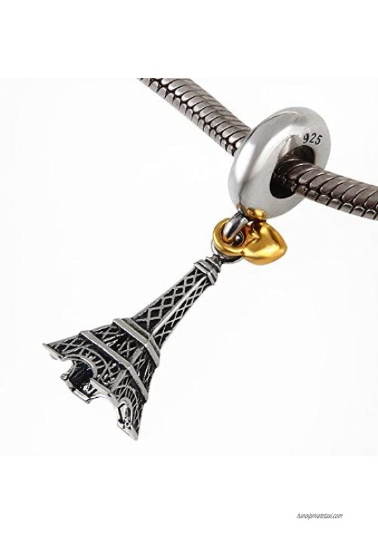 Landmark Series Charm Sterling Silver Travel Charms Dangle for Pandora Bracelet