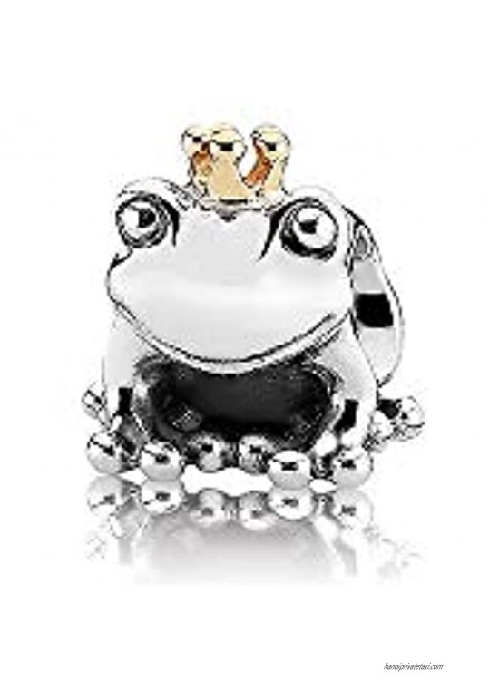 MiniJewelry Compatible with Pandora Charms Bracelets Unicorn Charm Frog Charm Honey Bee Charm Animal Lucky Charm for Girls Boys