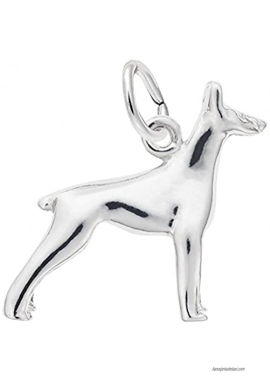 Doberman Dog Charm  Charms for Bracelets and Necklaces