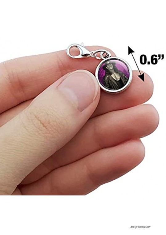 GRAPHICS & MORE WWE Undertaker Deadman Antiqued Bracelet Pendant Zipper Pull Charm with Lobster Clasp