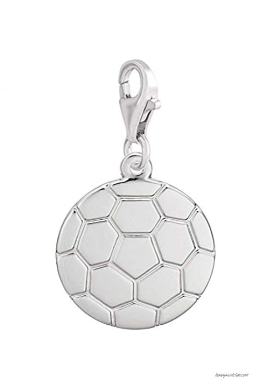 Rembrandt Charms Soccer Ball Charm with Lobster Clasp