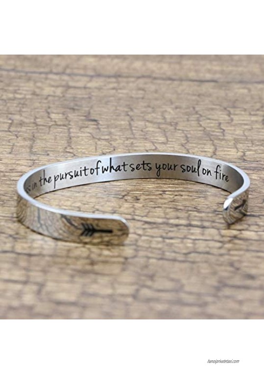 Joycuff Wide Cuff Bracelet for Women Funny Inspirational Gifts for Women Sister Best Friend Mom Daughter Wife Girlfriend Mantra Bangle