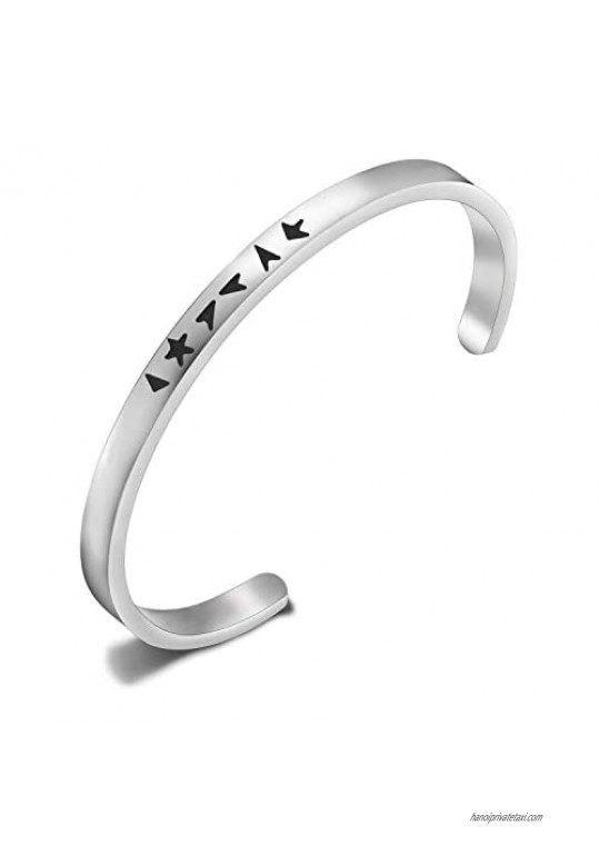 MAOFAED Inspired Black Star Bracelet Black Star Jewelry Fans Gift Music Lover Gift Gift for Friend