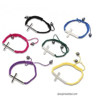 Adjustable Cross Bracelets  Faith Gifts for Women (12 Pack)