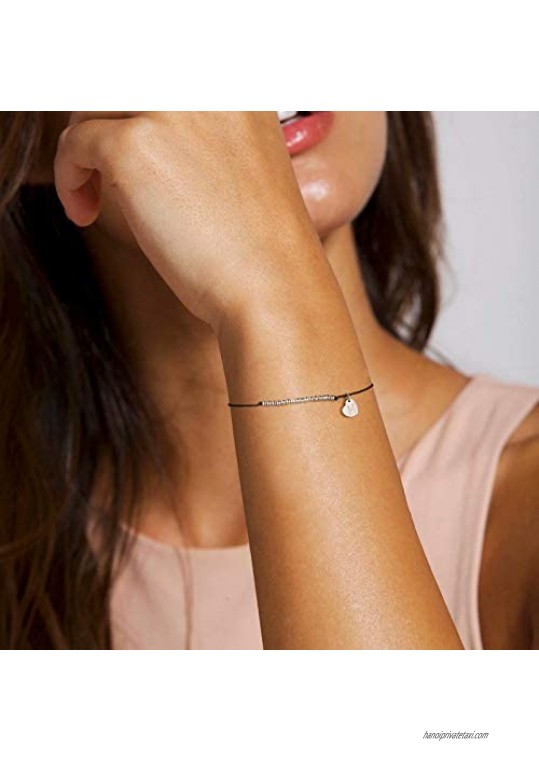 Anoup Morse Code Bracelets for Women Girls Sliver Plated Graduation Gifts She Believed She Could So She Did Morse Code Bracelet Initial Bracelets Graduation Gifts for Her 2021