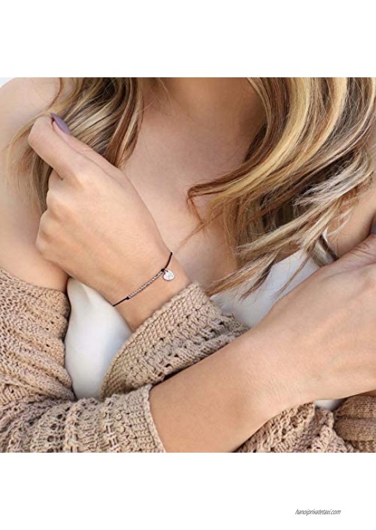 Anoup Morse Code Bracelets for Women Girls Sliver Plated Graduation Gifts She Believed She Could So She Did Morse Code Bracelet Initial Bracelets Graduation Gifts for Her 2021